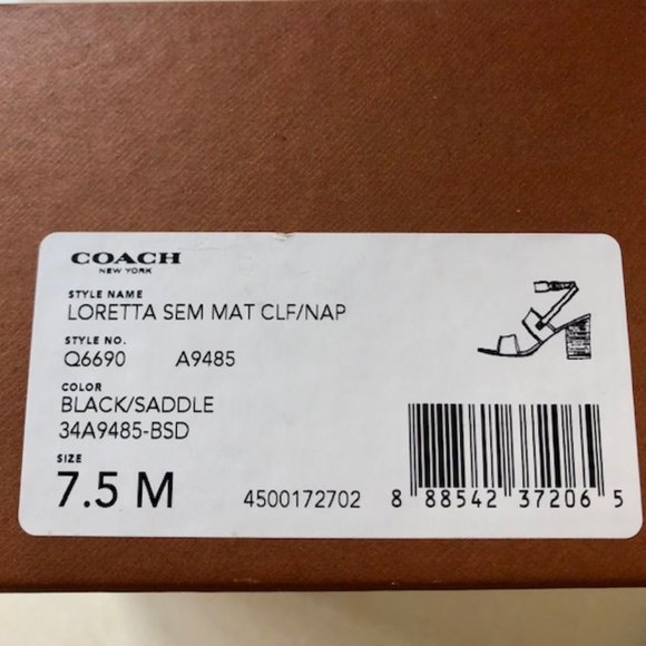 Authentic Coach Leather sandals - Picture 4 of 4